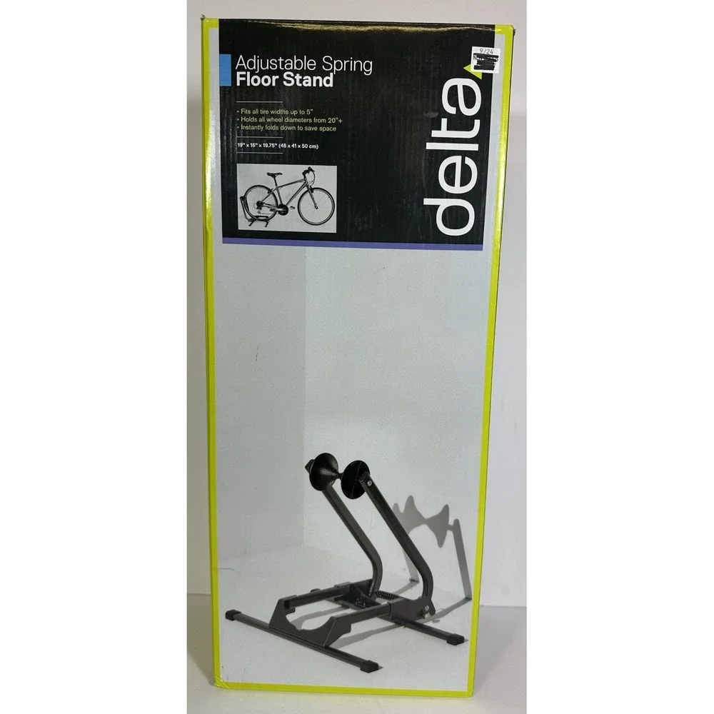Delta Adjustable Spring Bicycle Floor Stand Rack RS8700 Foldable Space Saver